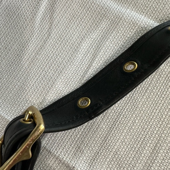 Coach Vintage Black Leather Women's Satchel - Picture 5 of 16